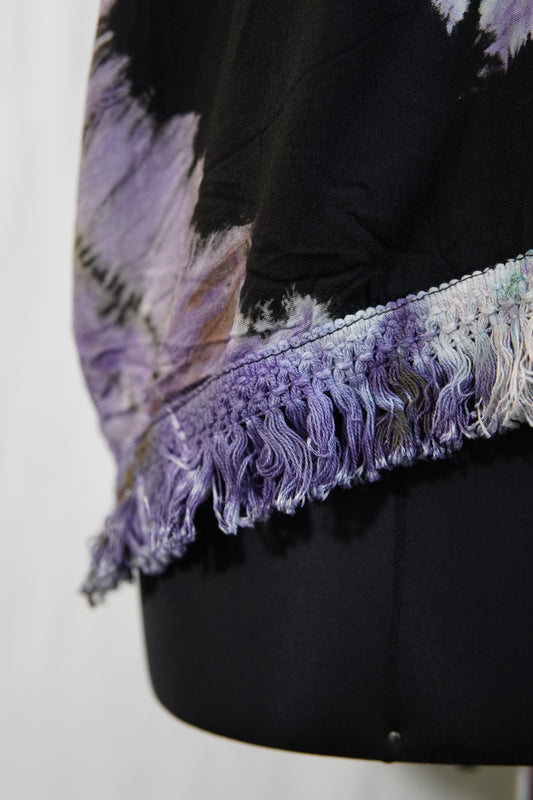 2.Hand Größe S Oberteil schwarz flieder