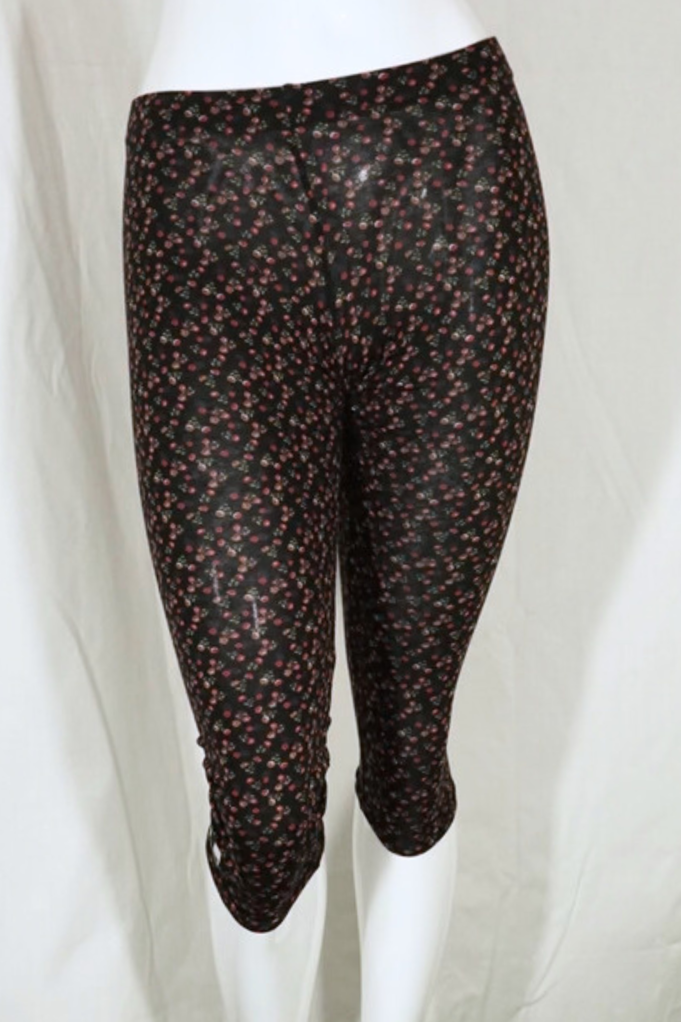 2. Hand Leggings mit Rosen XS