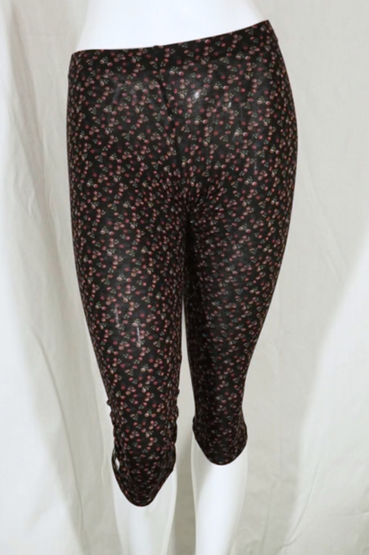 2. Hand Leggings mit Rosen XS