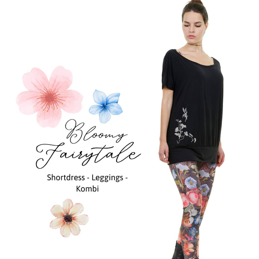 Bloomy Fairytale Leggings & Shortdress Kombi Angebot