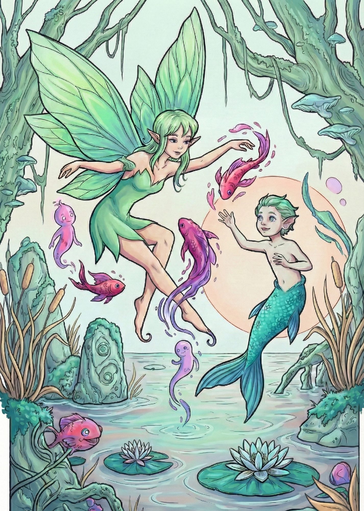 The Magical Elf Coloring Book (Digital Download)
