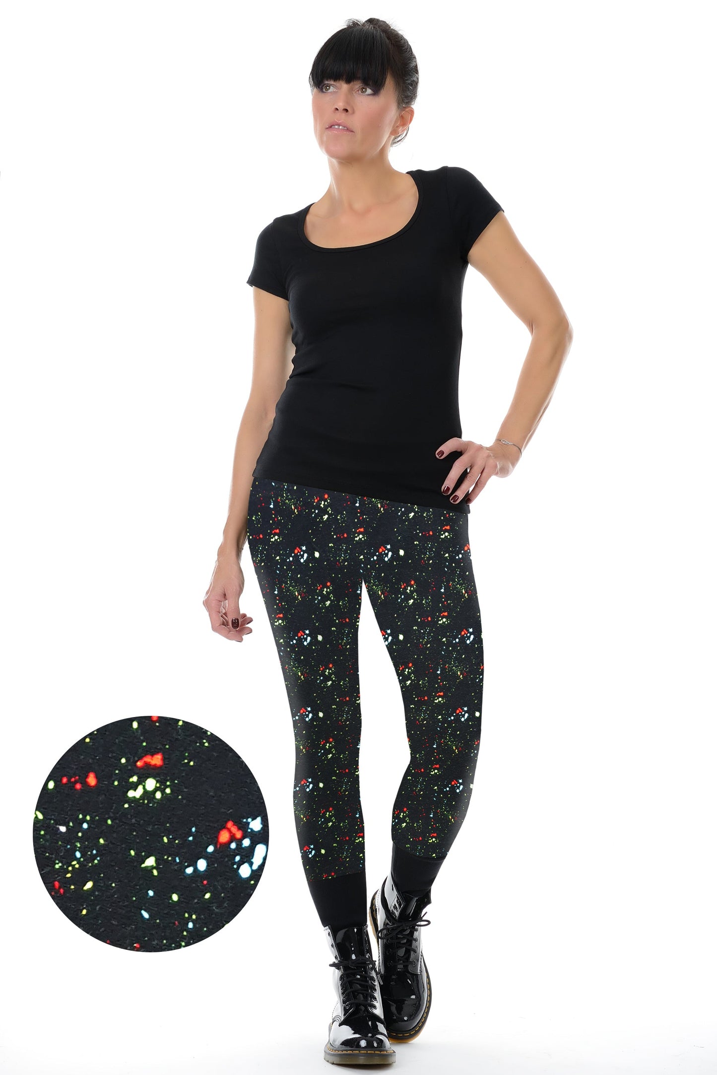 SALE Größe S 3Elfen Leggings klecksi Hexi