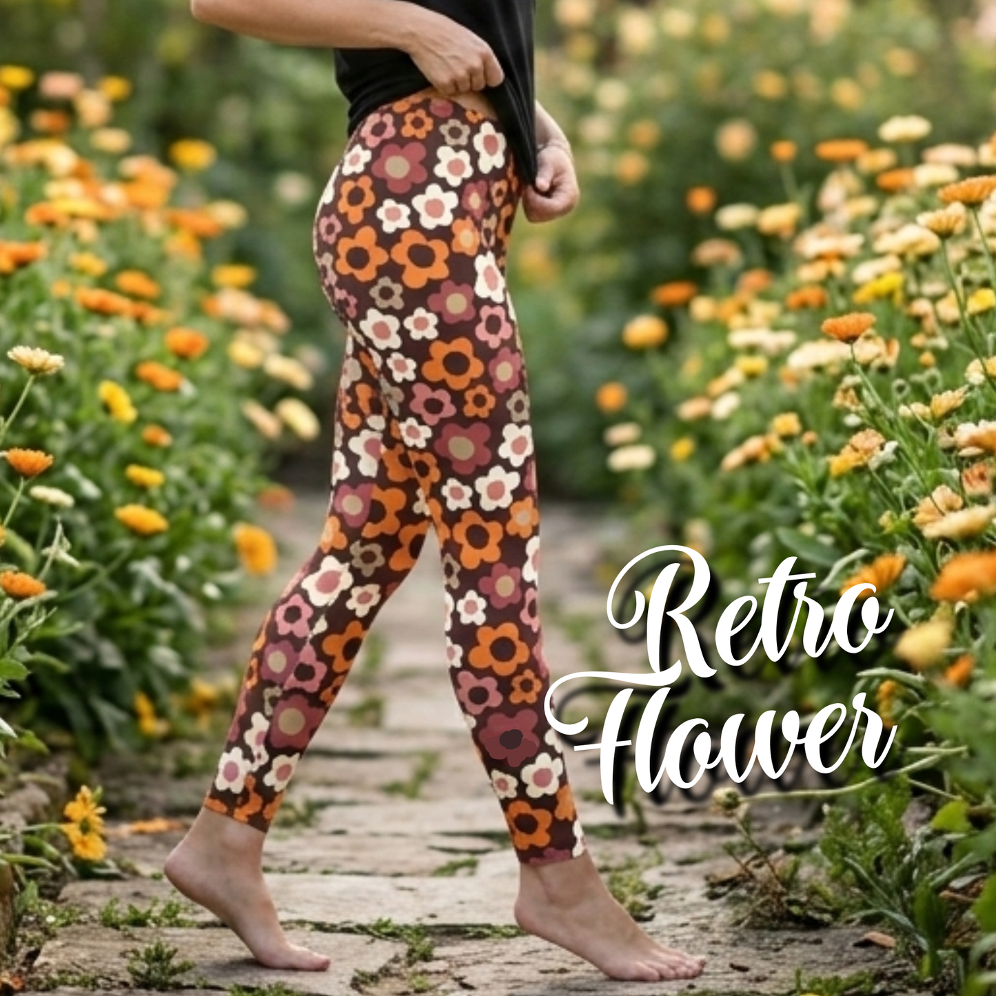 Cool Days Leggings Night Meadow