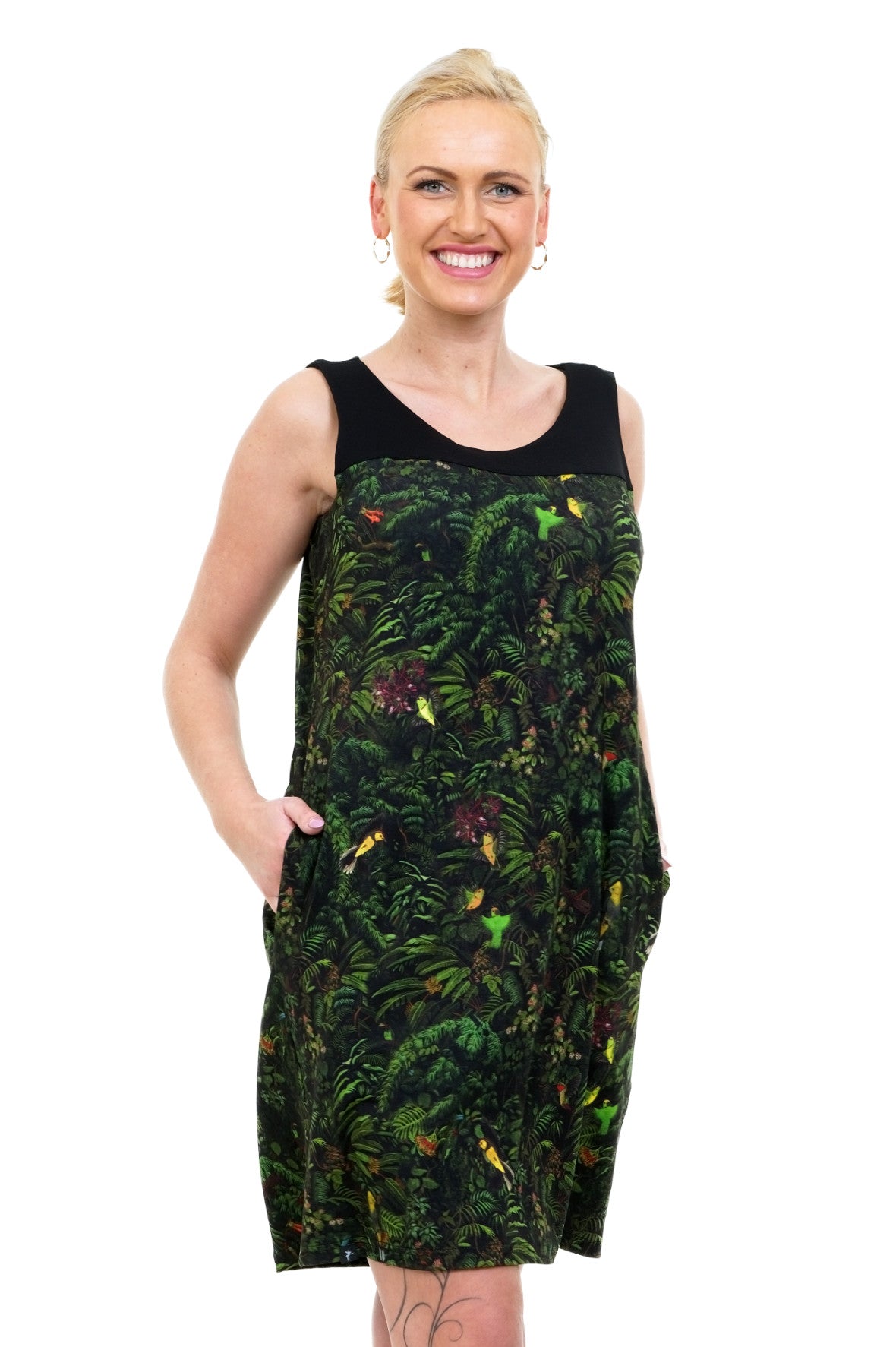 A Kleid Dschungel