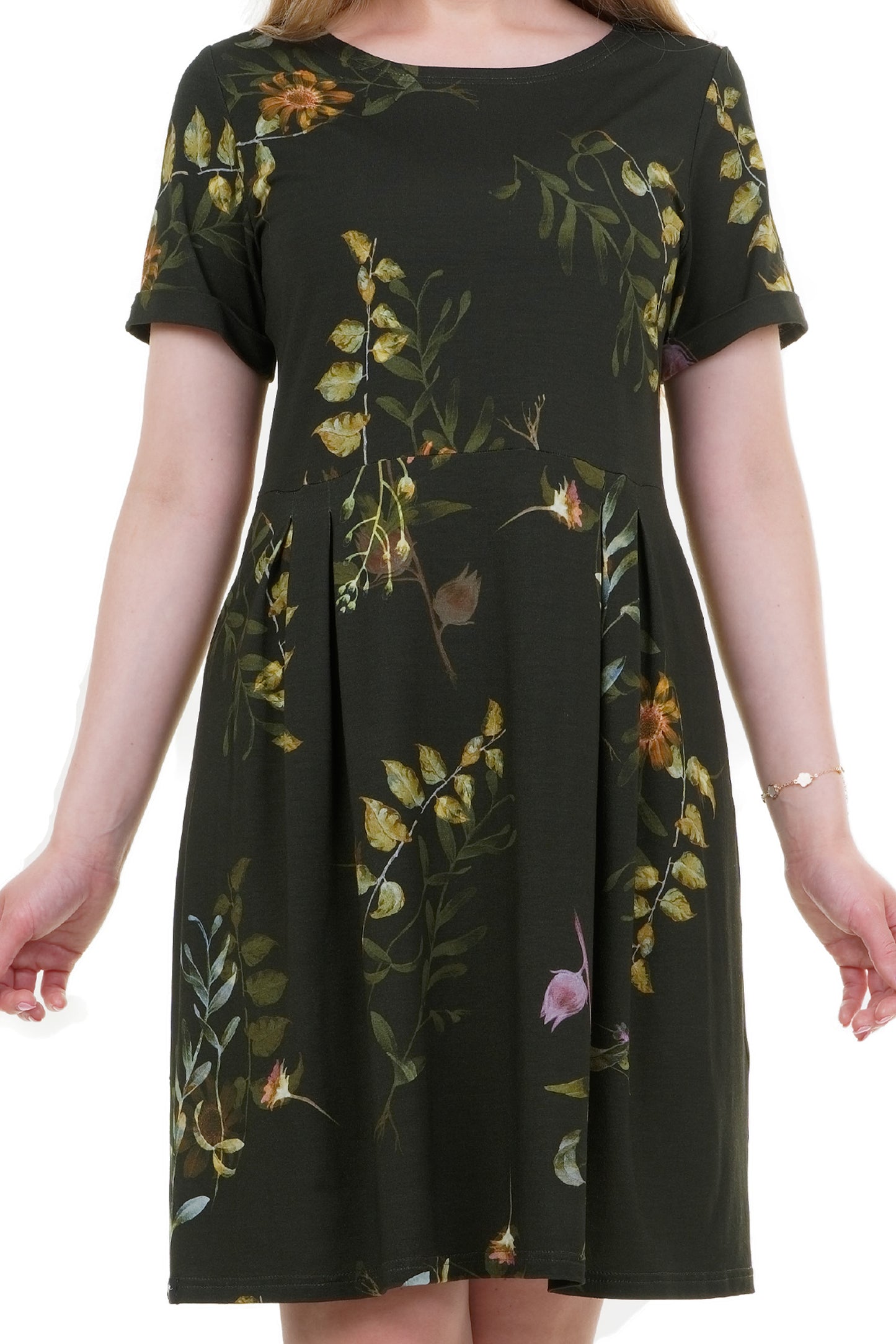 leaf whispers dress
