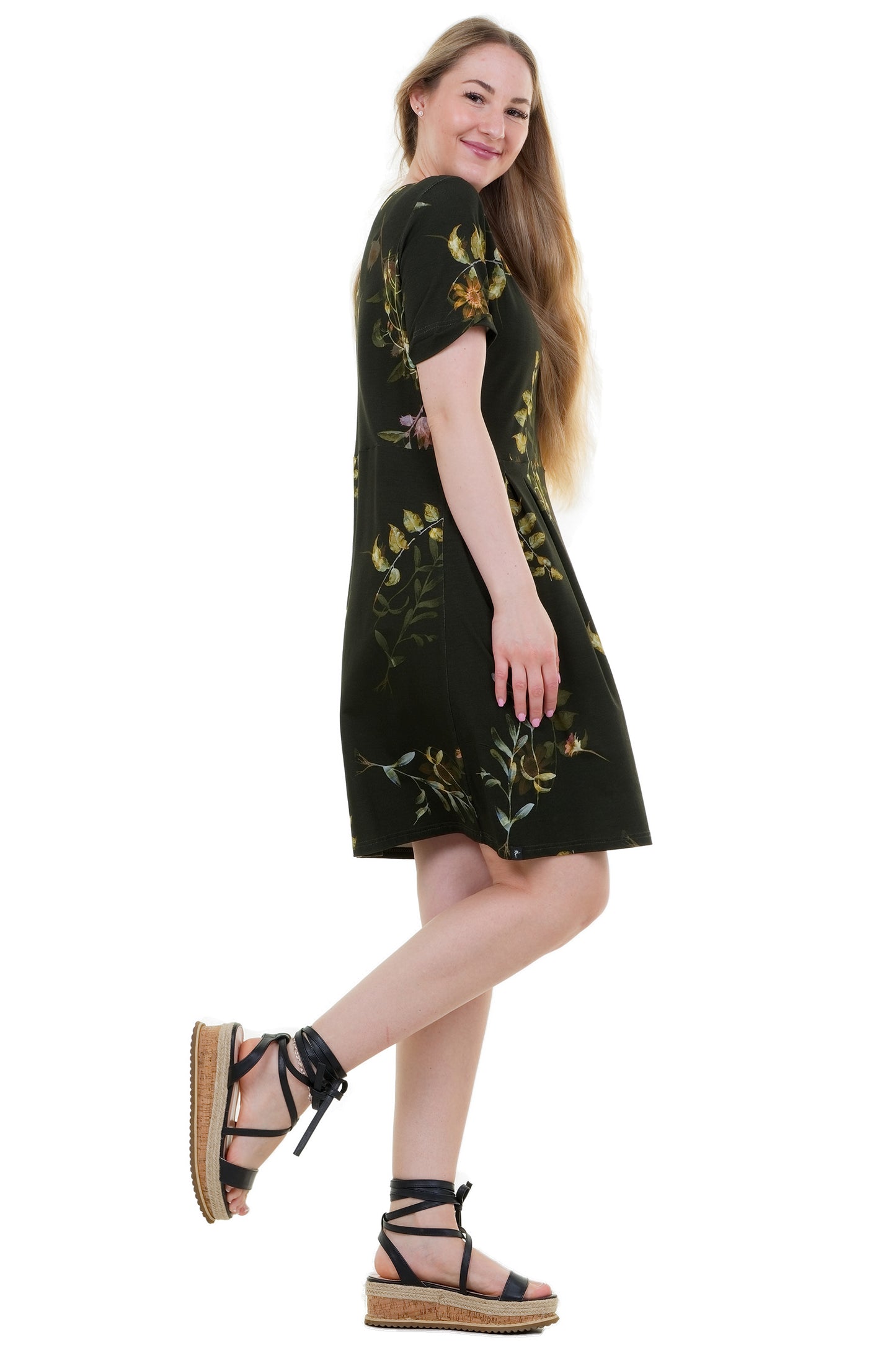 leaf whispers dress