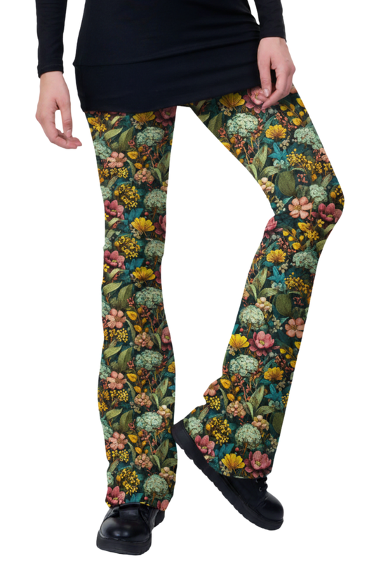 Flare Leggings Cool Days Night Meadow