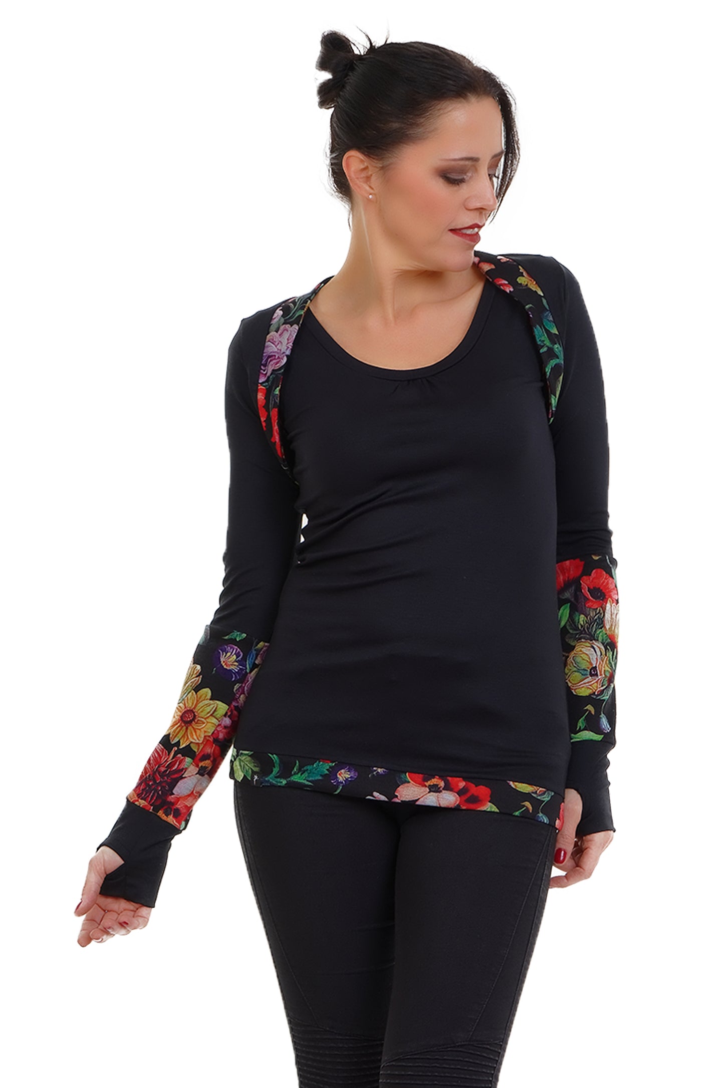 Bolero schwarz Mystic Rose