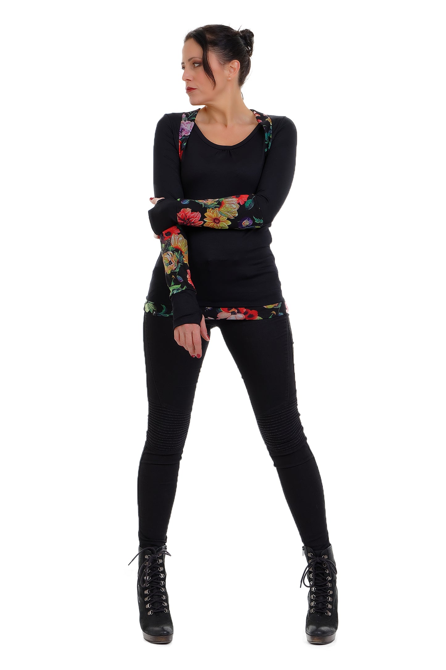 Bolero schwarz Mystic Rose