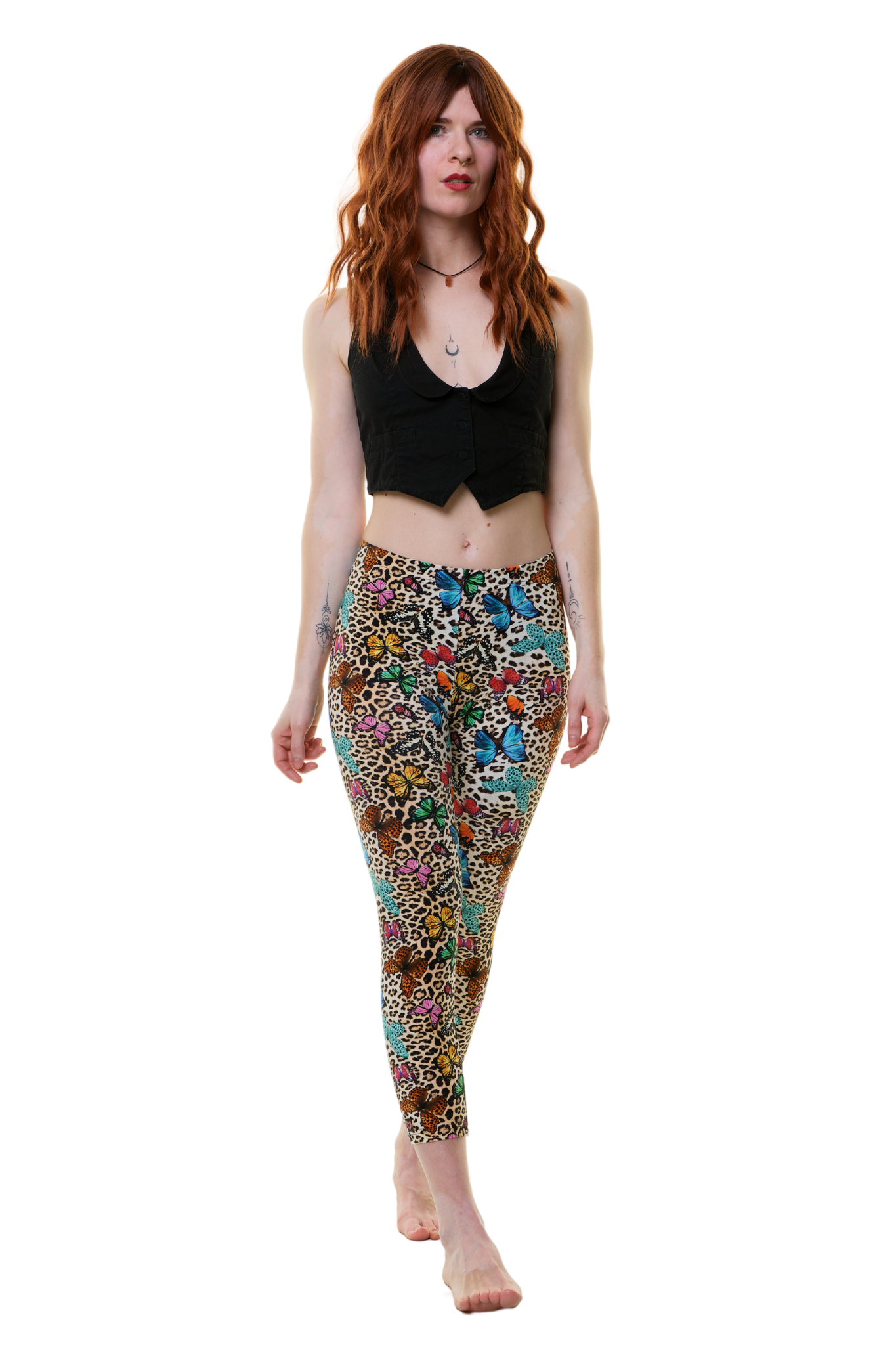 Capri Leggings kitty wings von LegginsLove, Ansicht 2