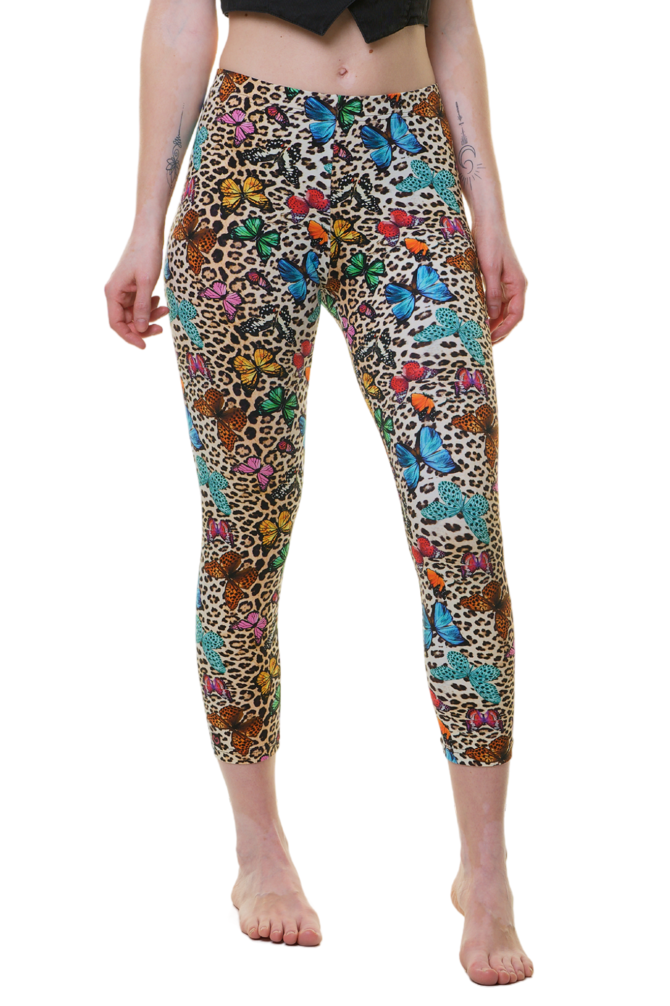 Capri Leggins kitty wings