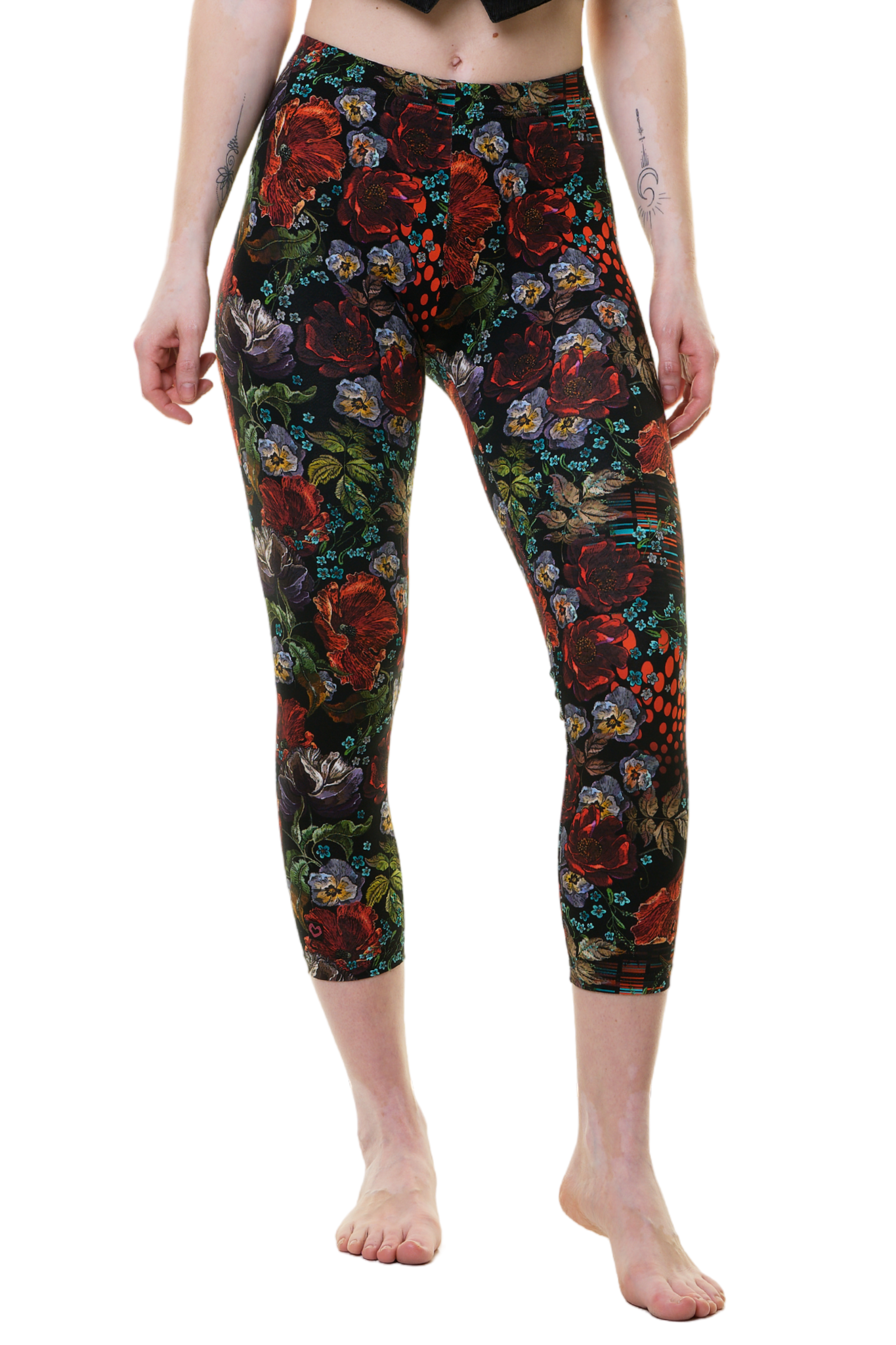 Capri Leggins vibrant Rose