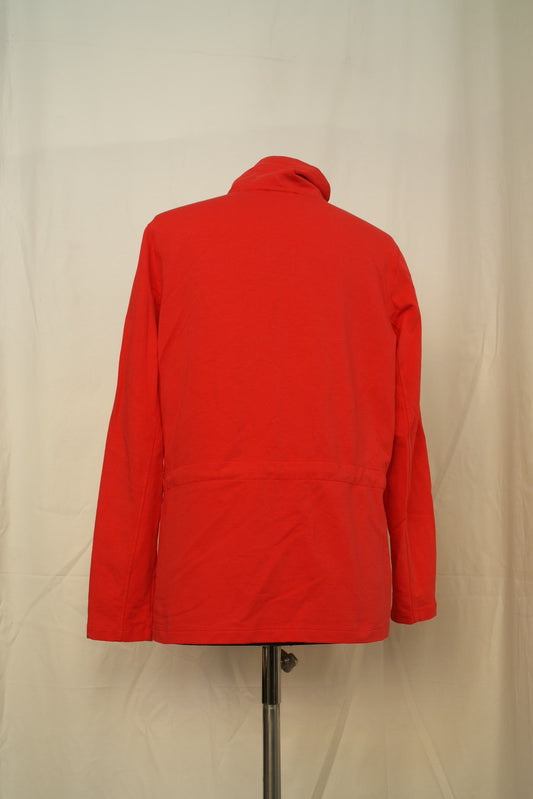 2.Hand Größe L rote Baumwoll Jacke