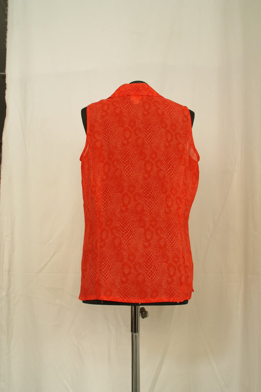 2.Hand Größe 38 orangene Bluse