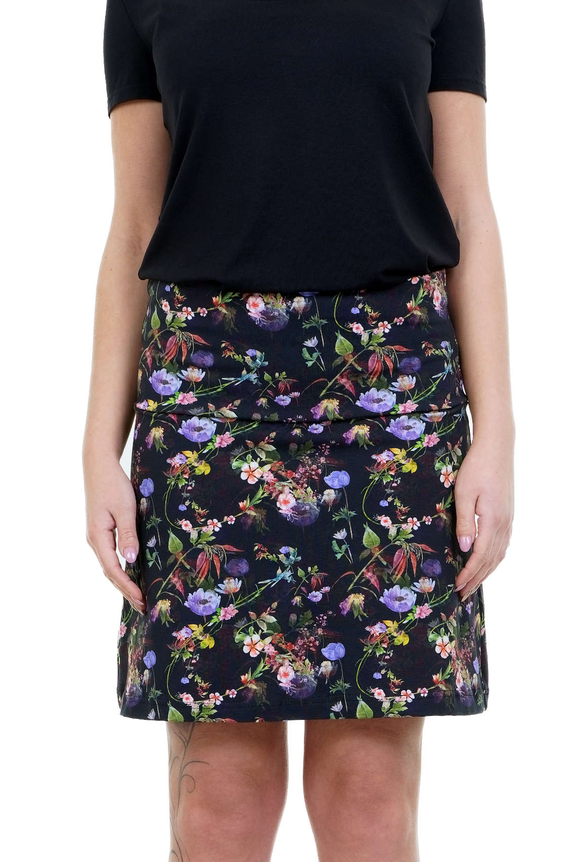 Elfen Rock lila Mohn