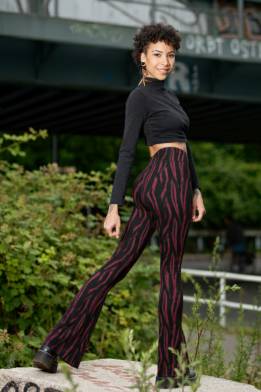 Flare Leggings Cool Days Night Meadow