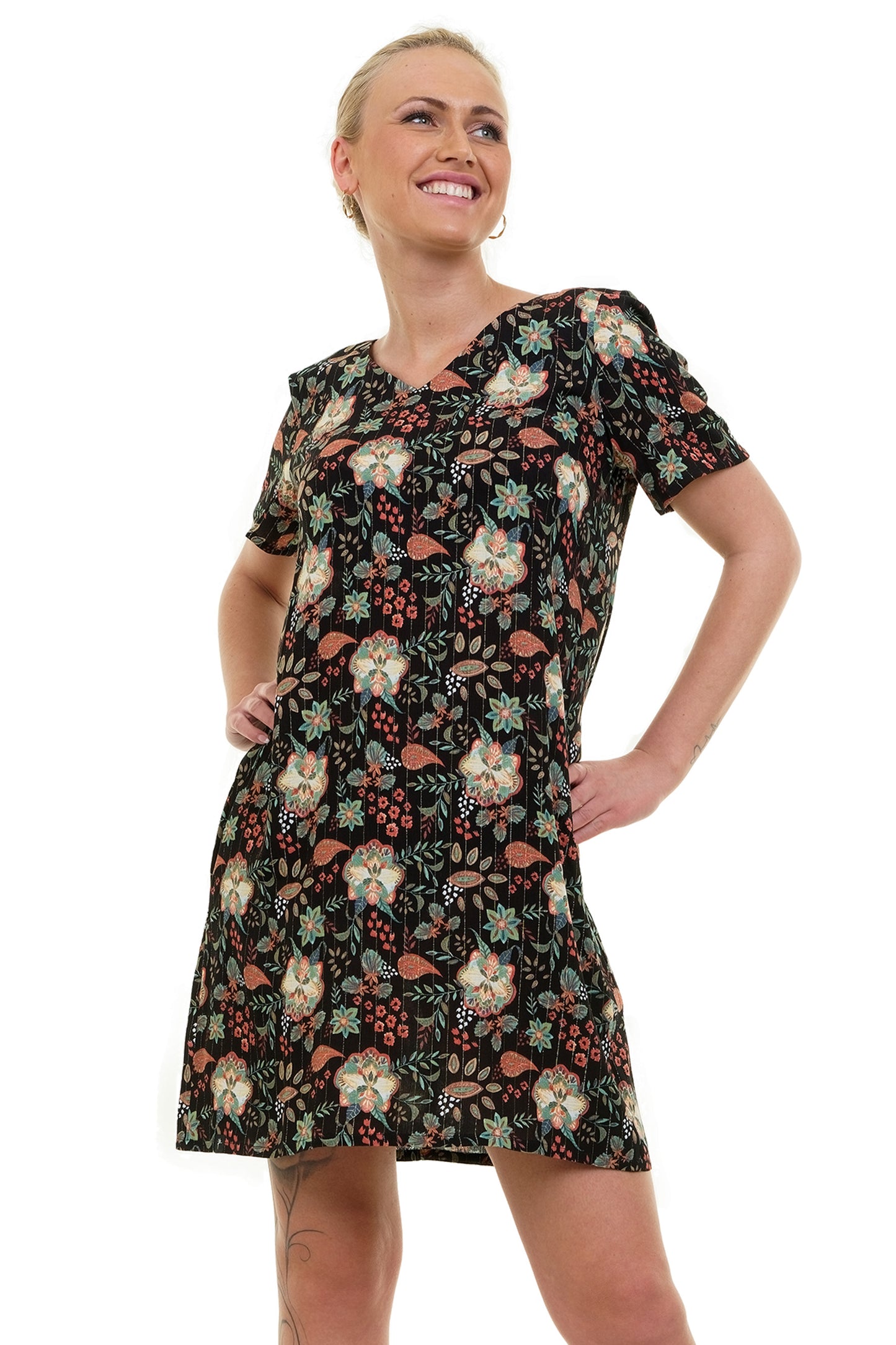 Webkleid Sommertraum Golden Flower von 3Elfen, Ansicht 5