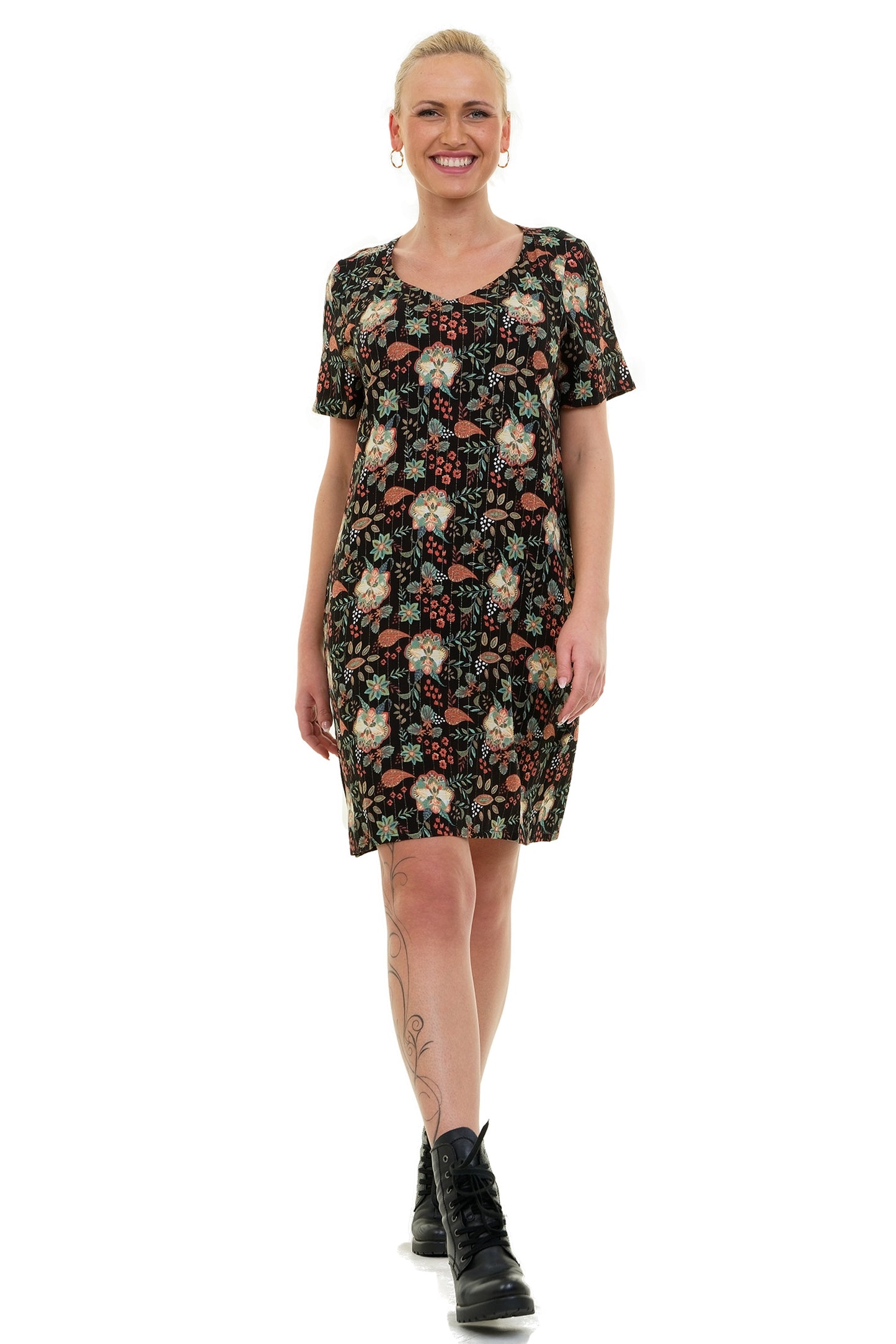 Webkleid Sommertraum Golden Flower von 3Elfen, Ansicht 6
