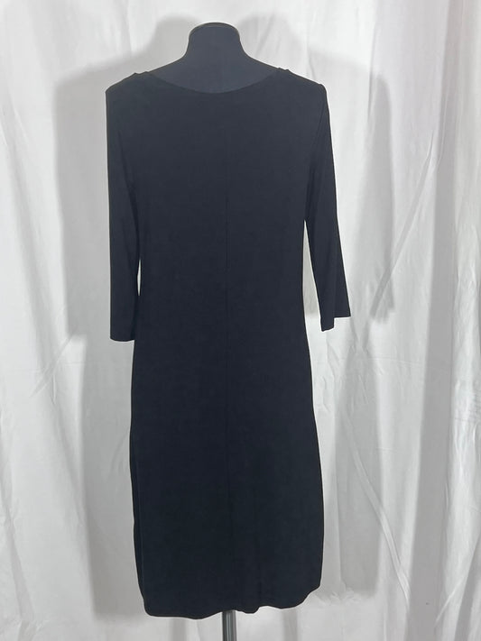 2. Hand Größe M schwarzes langarm Kleid