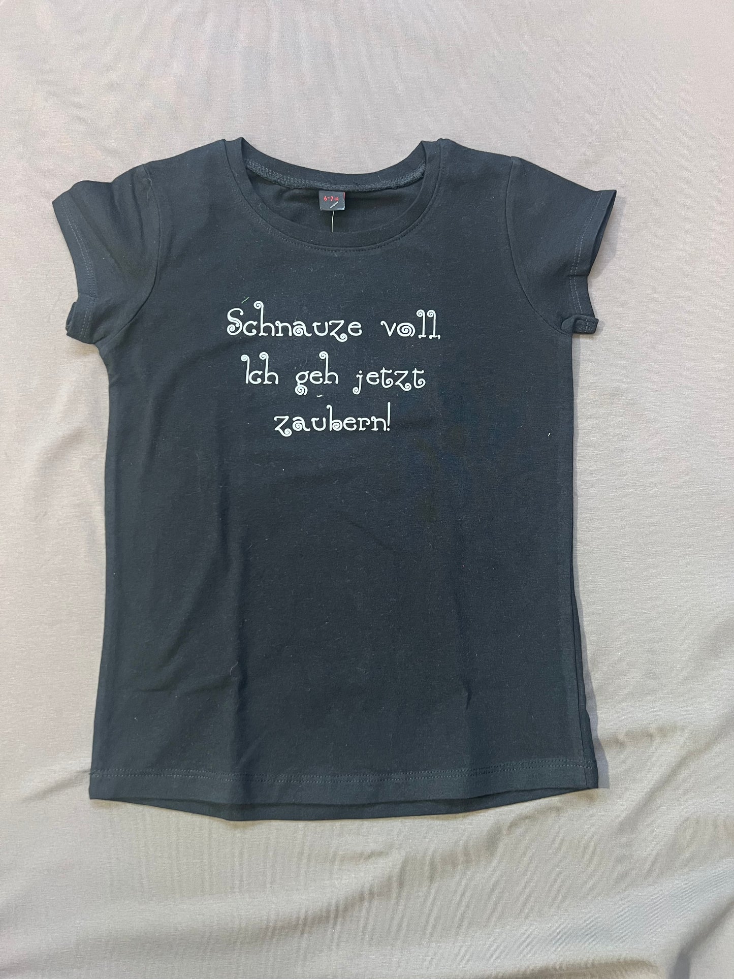 Children's shirt 6-7 years black fed up