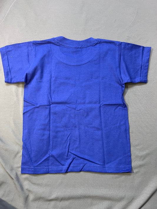 Kinder shirt 5-6 Jahre dunkel blau mit grünem Drachen