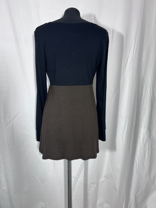 2. Hand Größe S Lilly Lang Kleid schwarz Kastanie