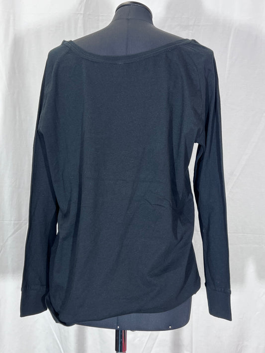 2. Hand Größe M schwarzes langarm shirt