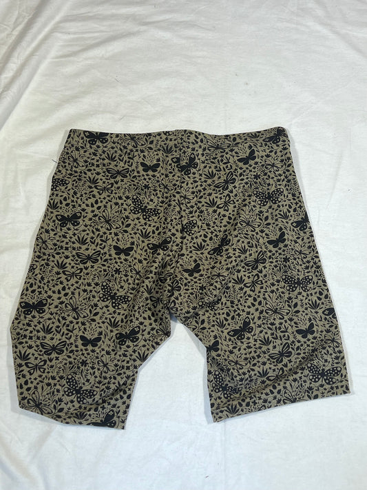 2. Hand Größe XL Radlerhose schwarz grün mit frühlings vibes