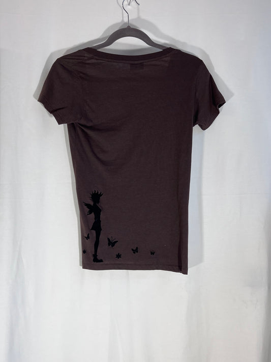 2. Hand Größe S Braunes T-shirt