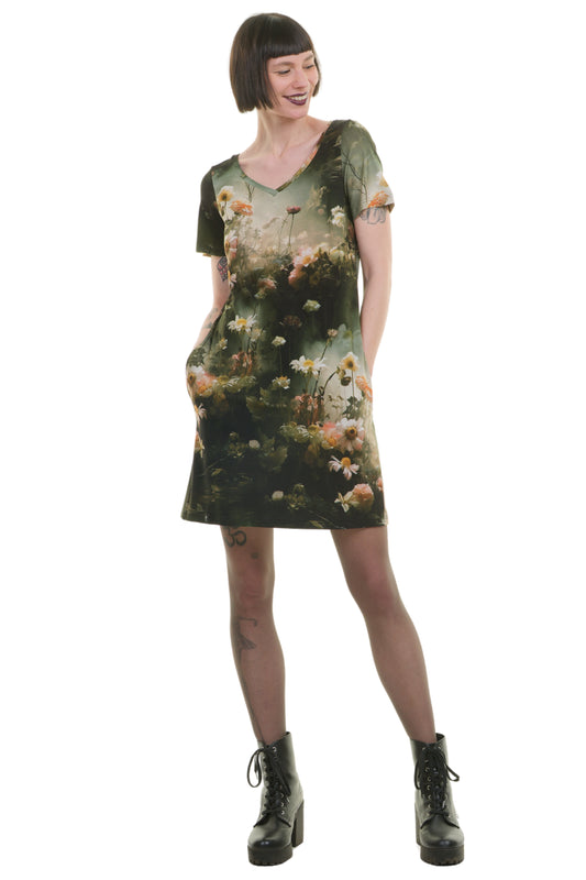 Jersey Kleid Relaxed Teichrosen