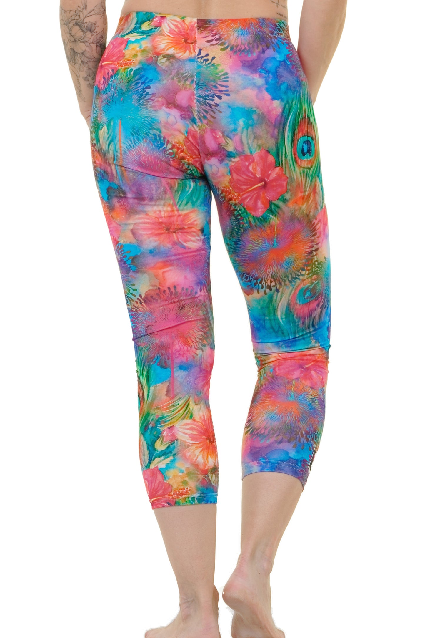 SALE Size S 3Elfen Leggings grunge blue