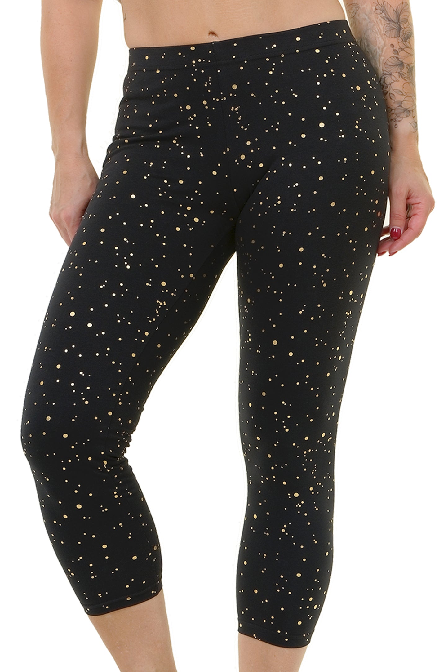 Capri Leggings Goldregen von LegginsLove, Ansicht 2