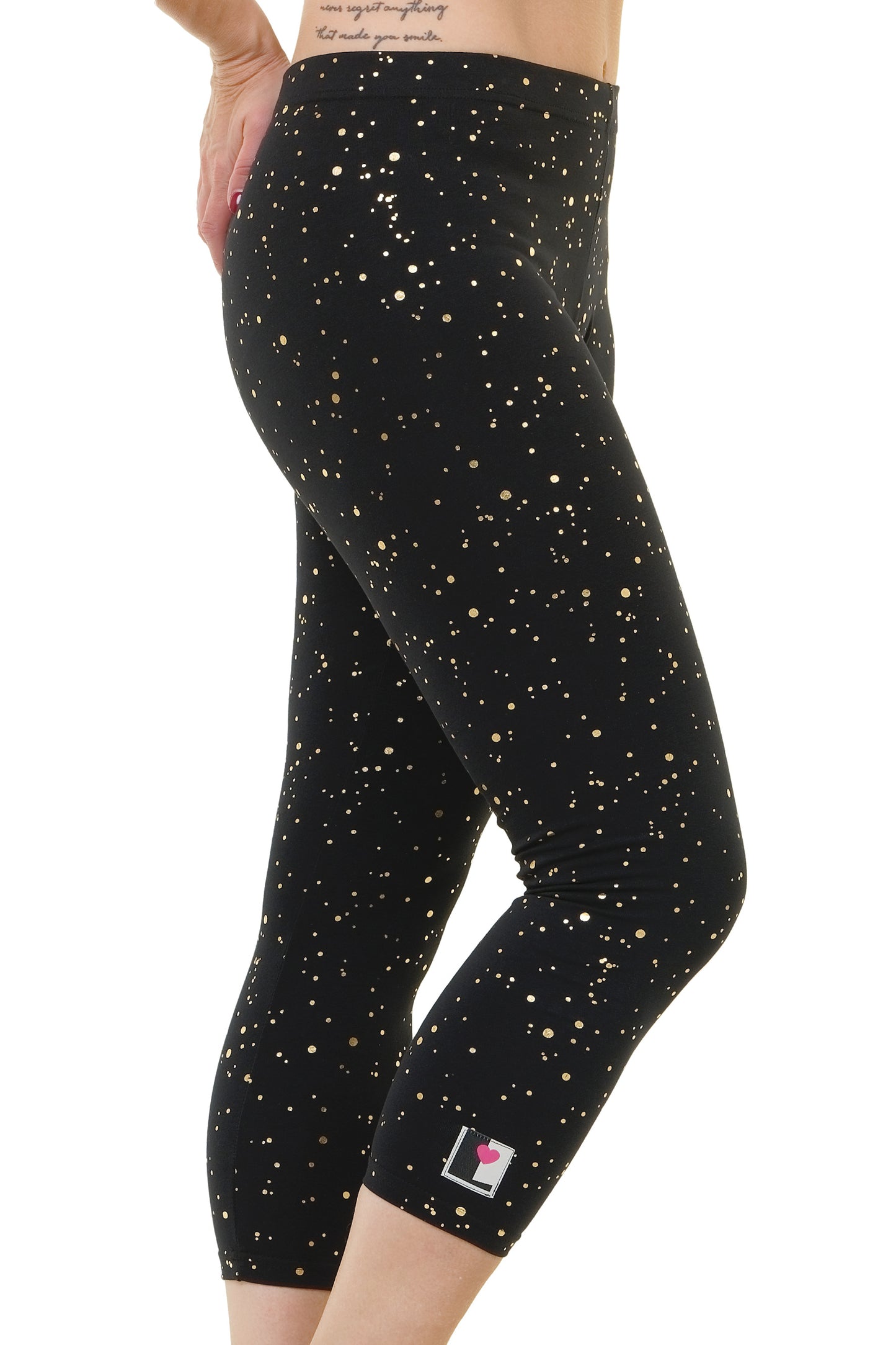 Capri Leggings Goldregen von LegginsLove, Ansicht 3