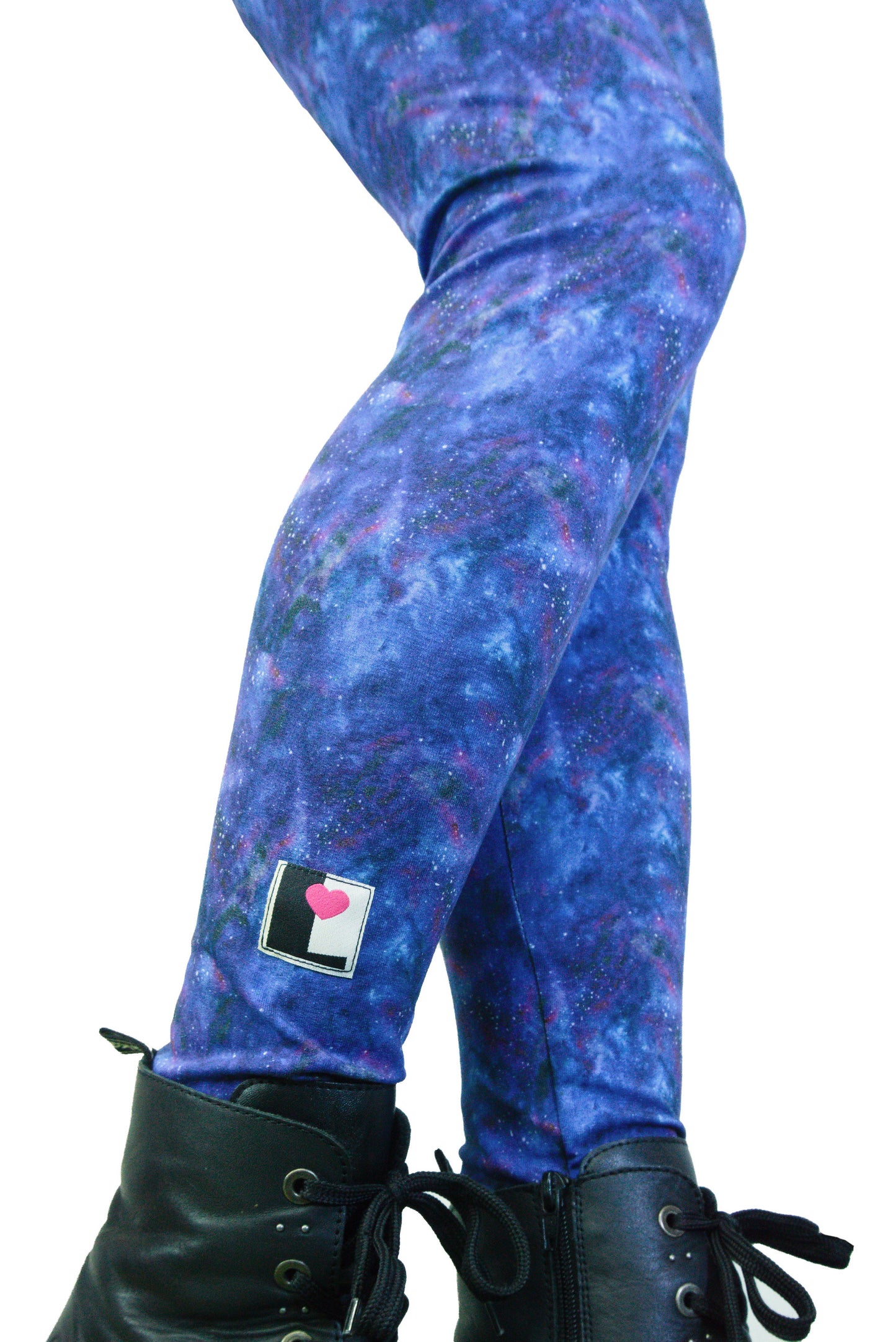 SALE Size S 3Elfen Leggings grunge blue