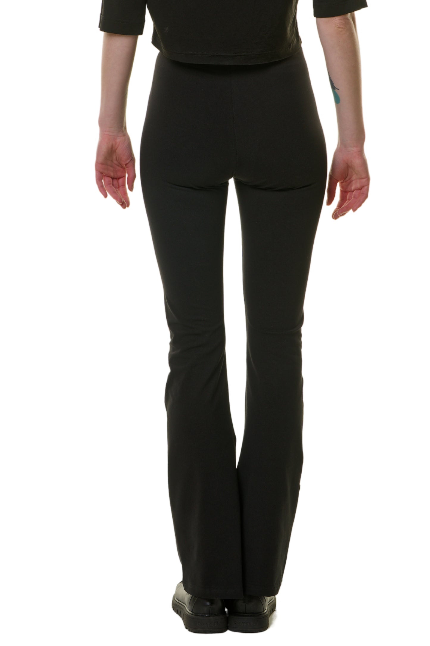 Flare Schlagleggings schwarz