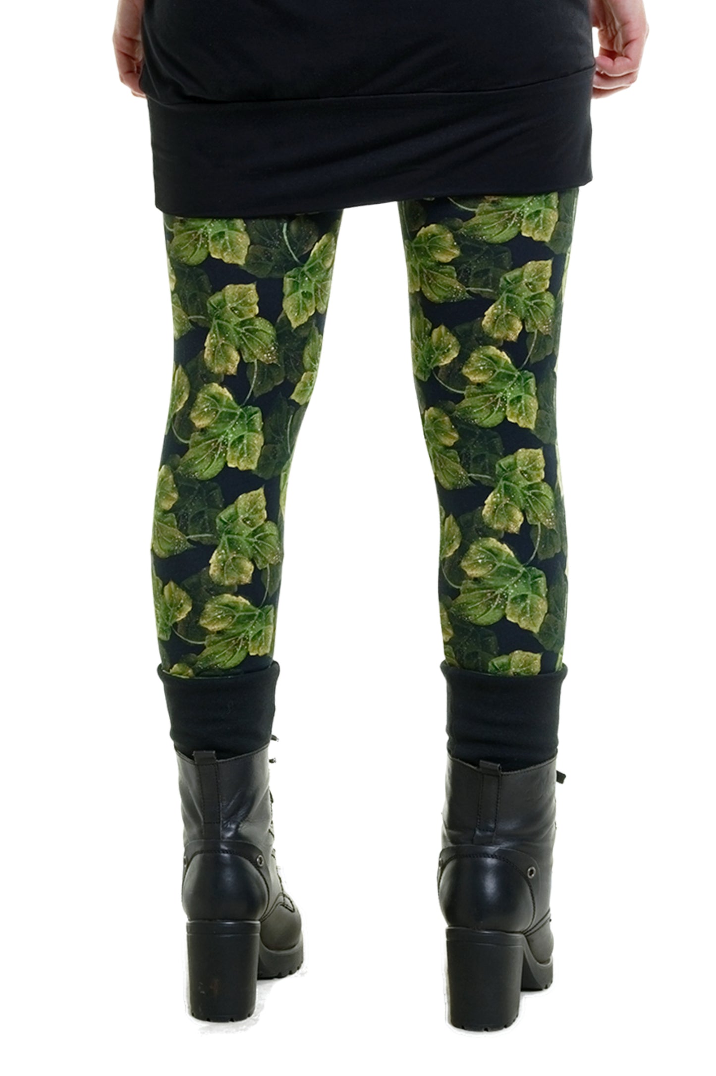 Leggings Baumwolle Blattzauber