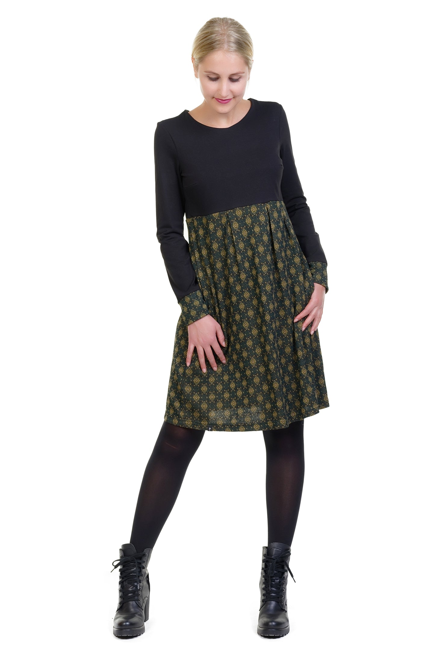 Schneeglöckchen Kleid Pfau