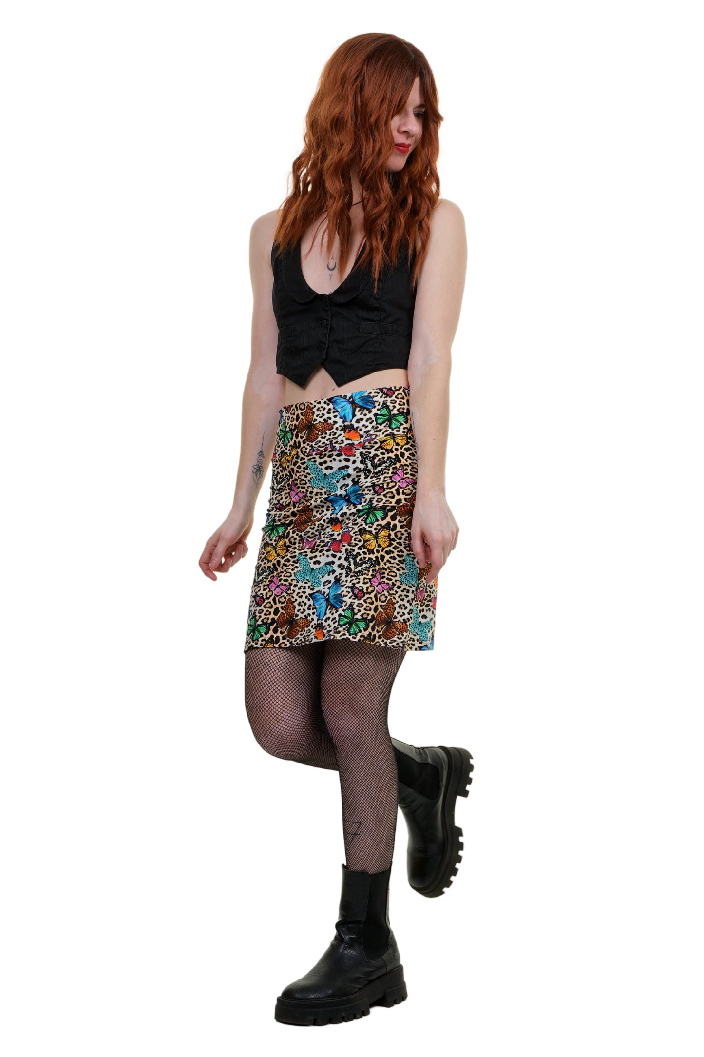 SALE Größe M Minirock Kitty Wings