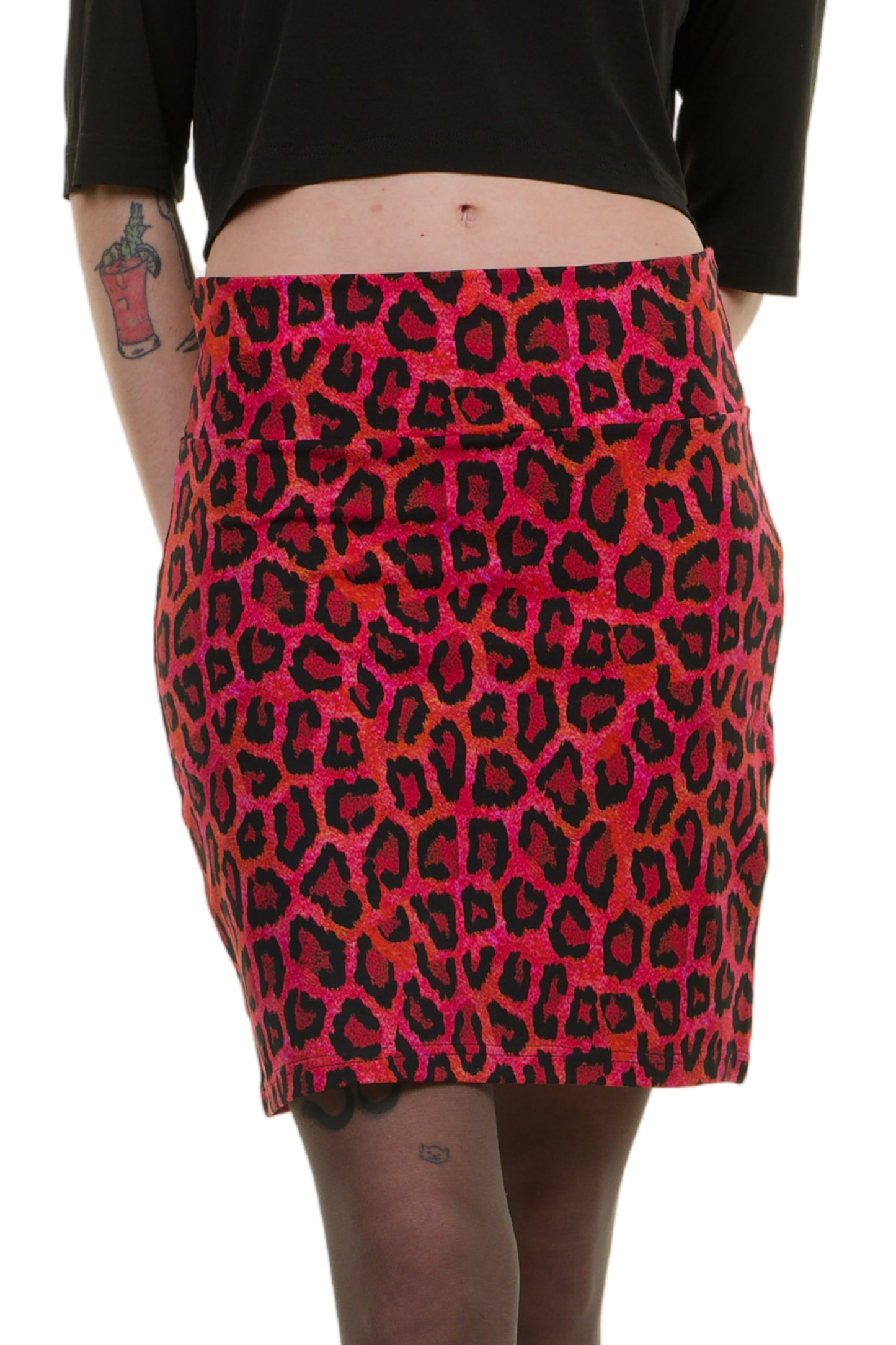 Mini skirt leo red
