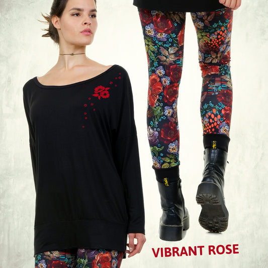 Vibrant Rose Leggings & Longdress Kombi Angebot