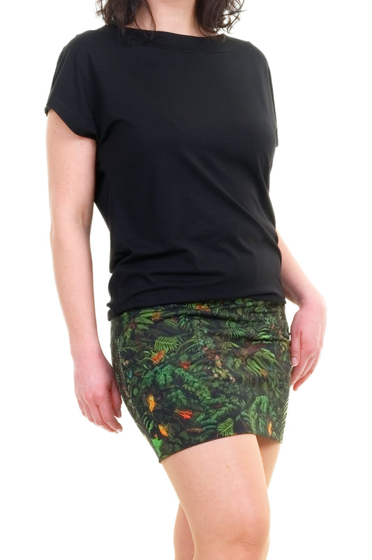 SALE size S pixie dress black jungle