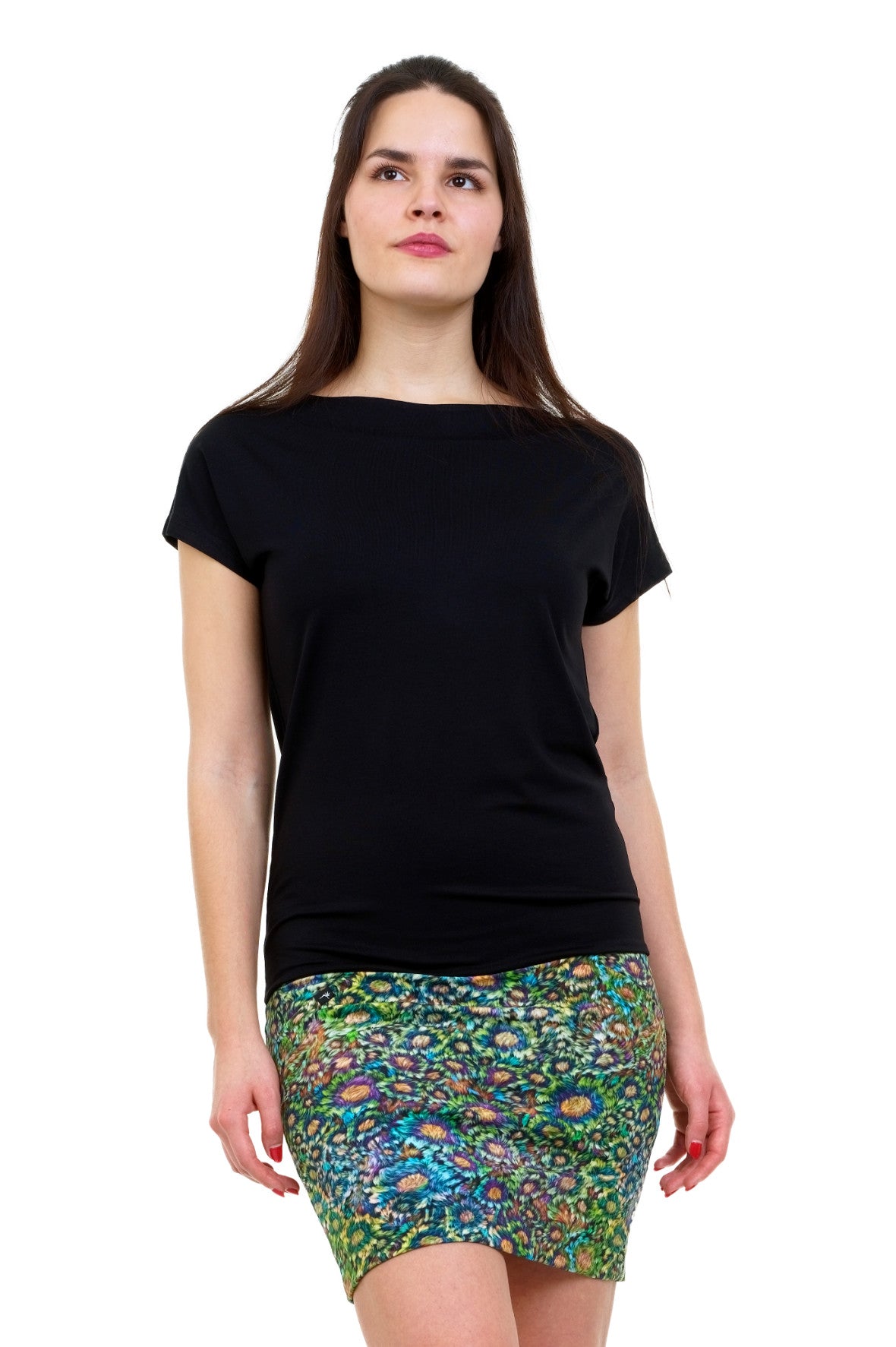 SALE size S pixie dress black jungle