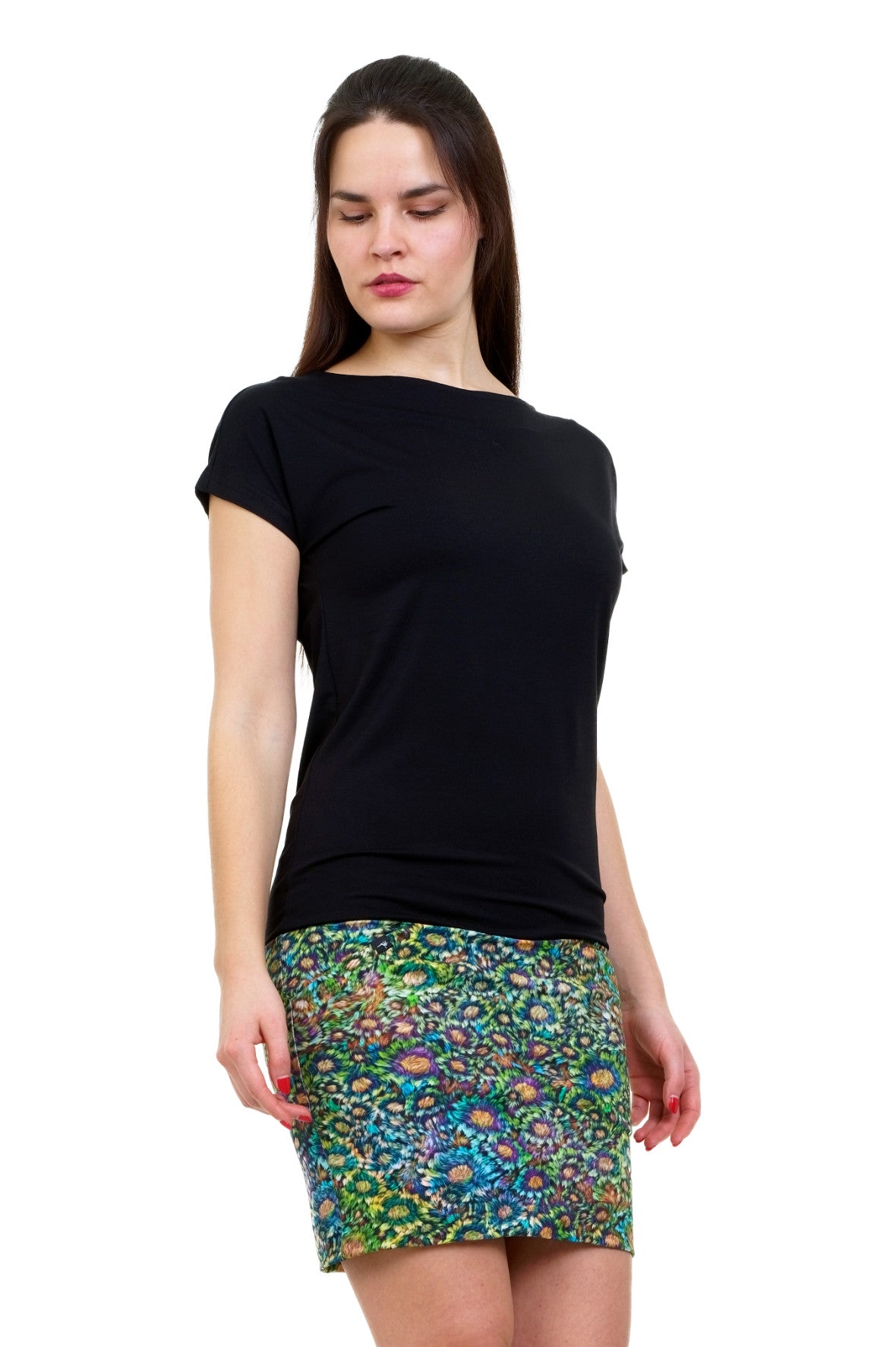 SALE size S pixie dress black jungle