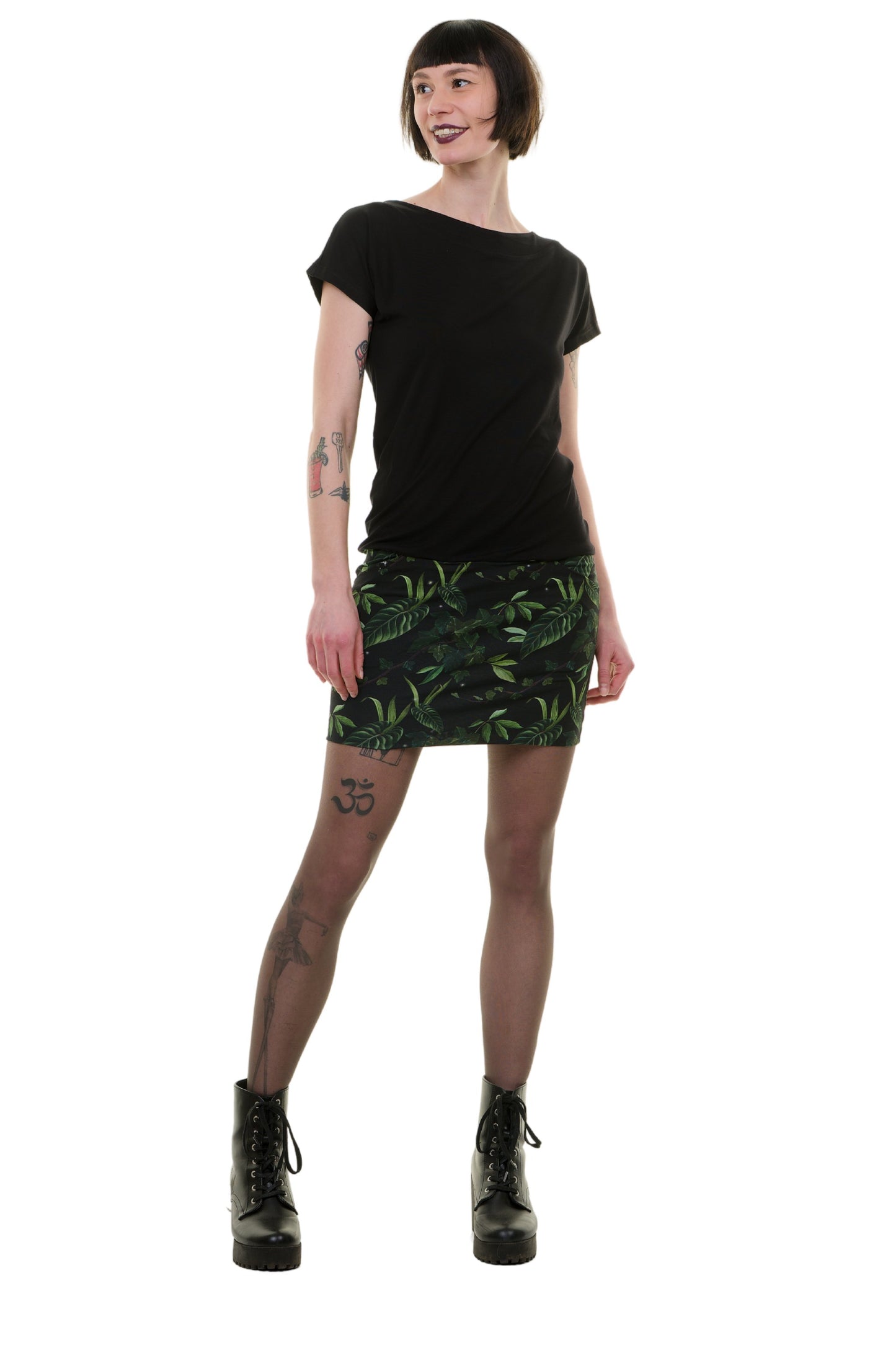 VENTE taille S robe lutin jungle noire