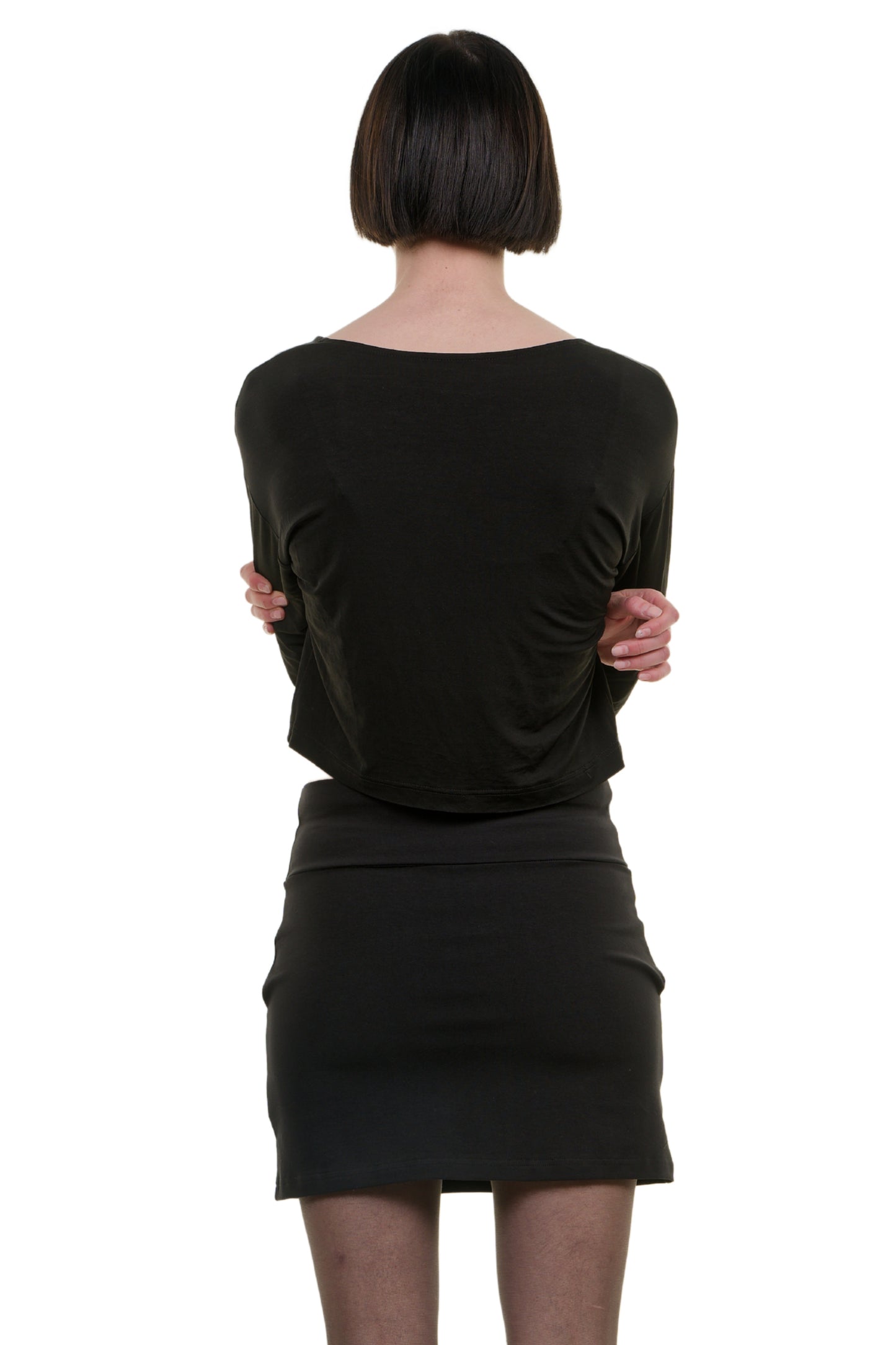 Pocket skirt black