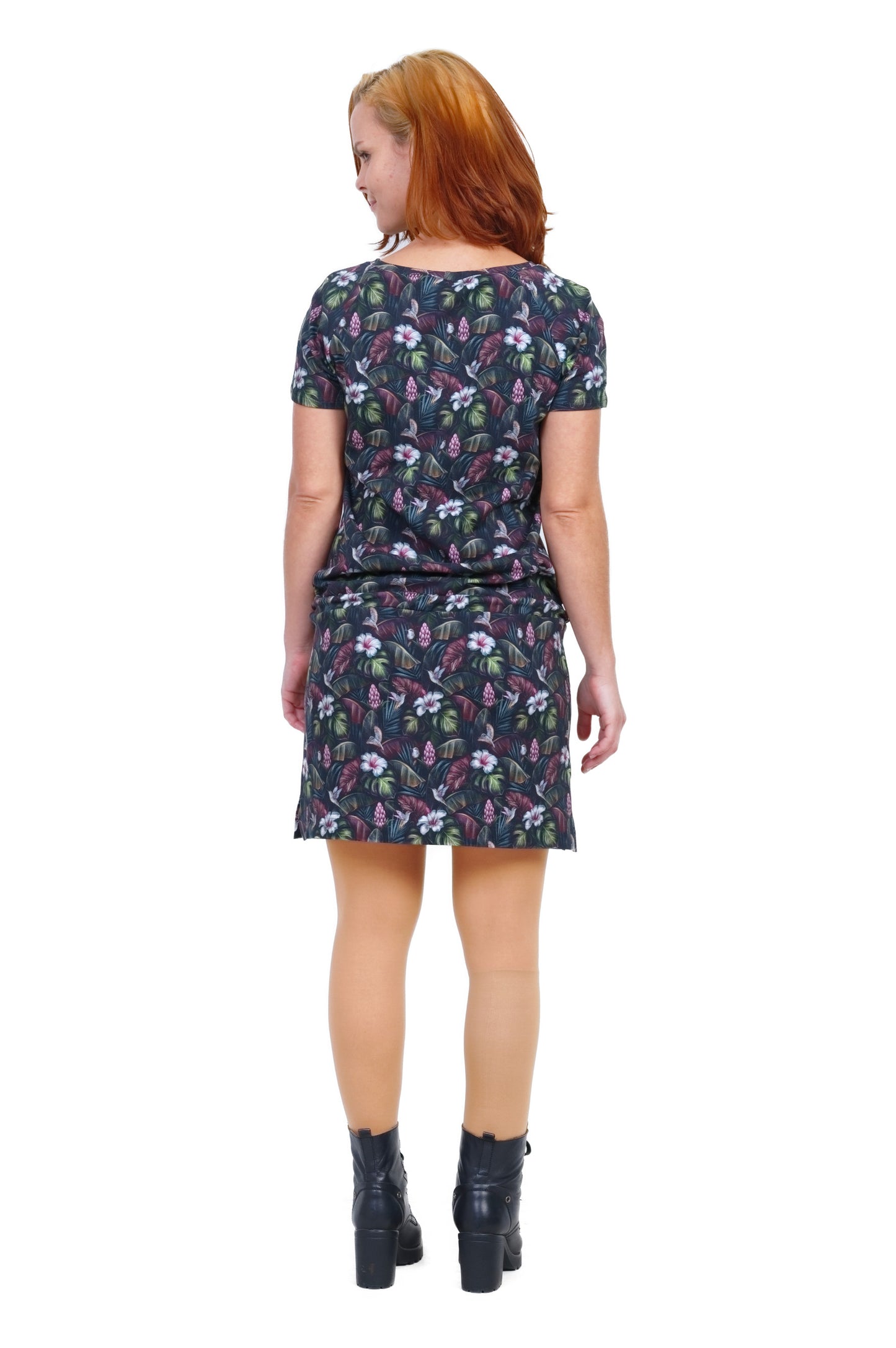 VENTE Taille XL Automne Reine Robe Noir Foncé Coloré