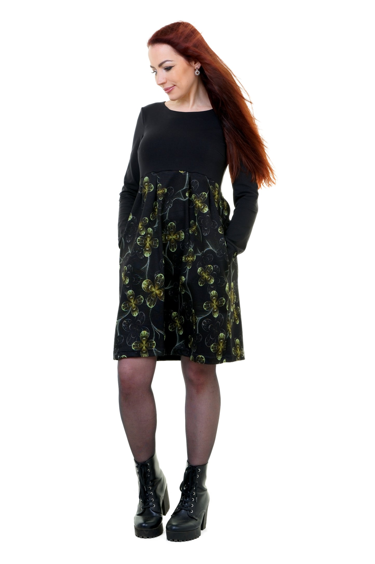 Schneeglöckchen Kleid electric flower