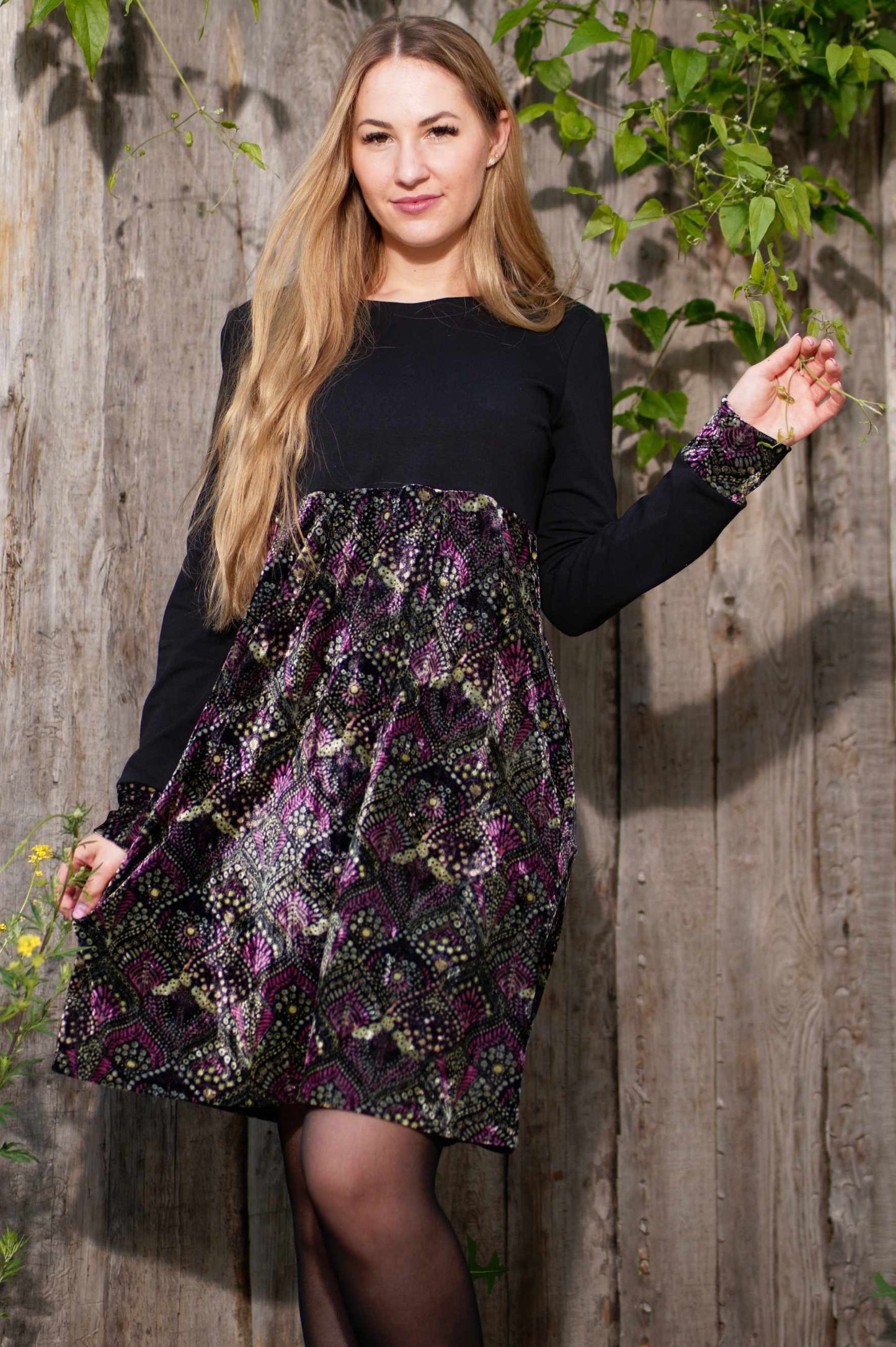 Snowdrop dress velvet dream