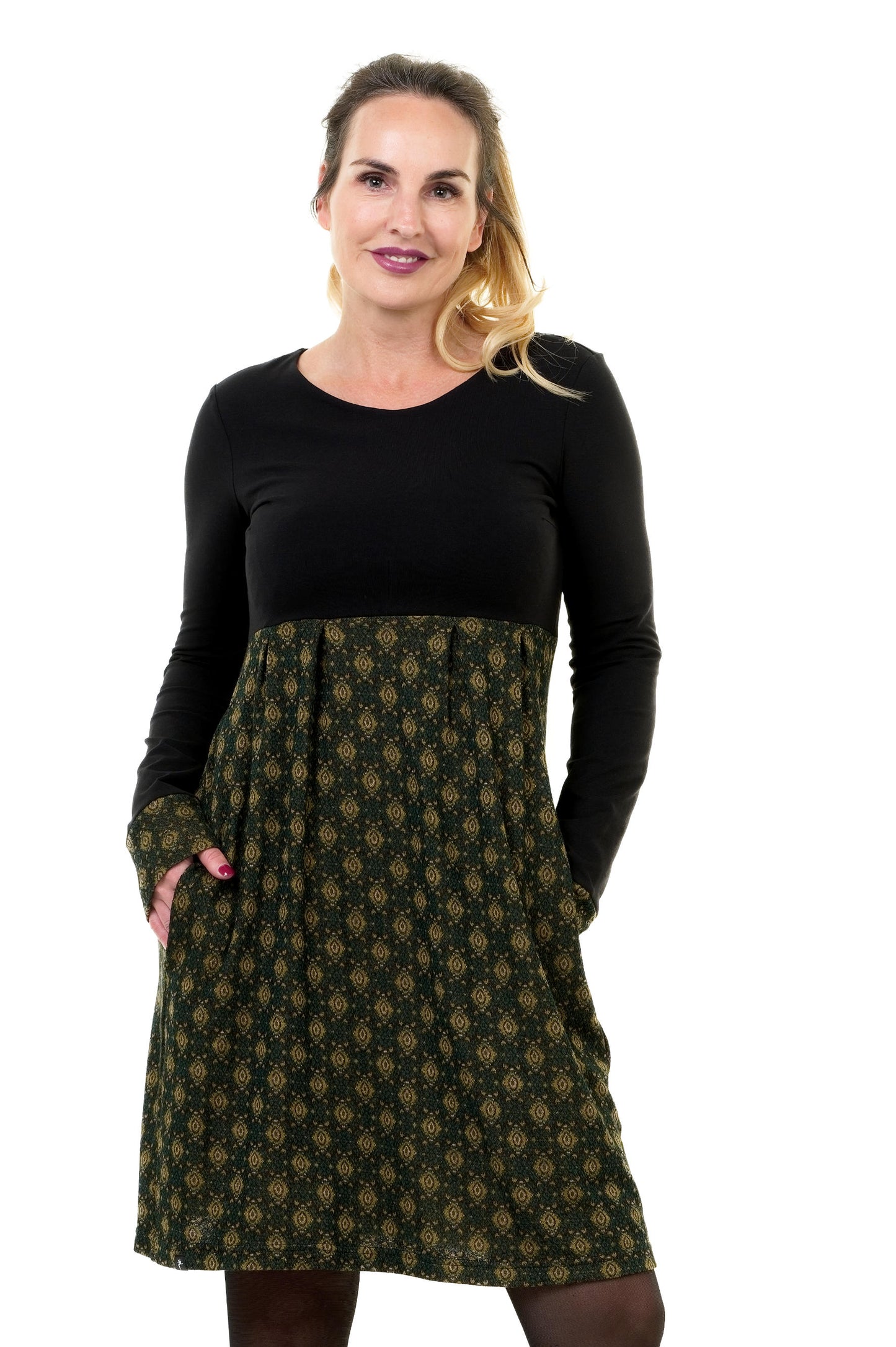 Schneeglöckchen Kleid Pfau