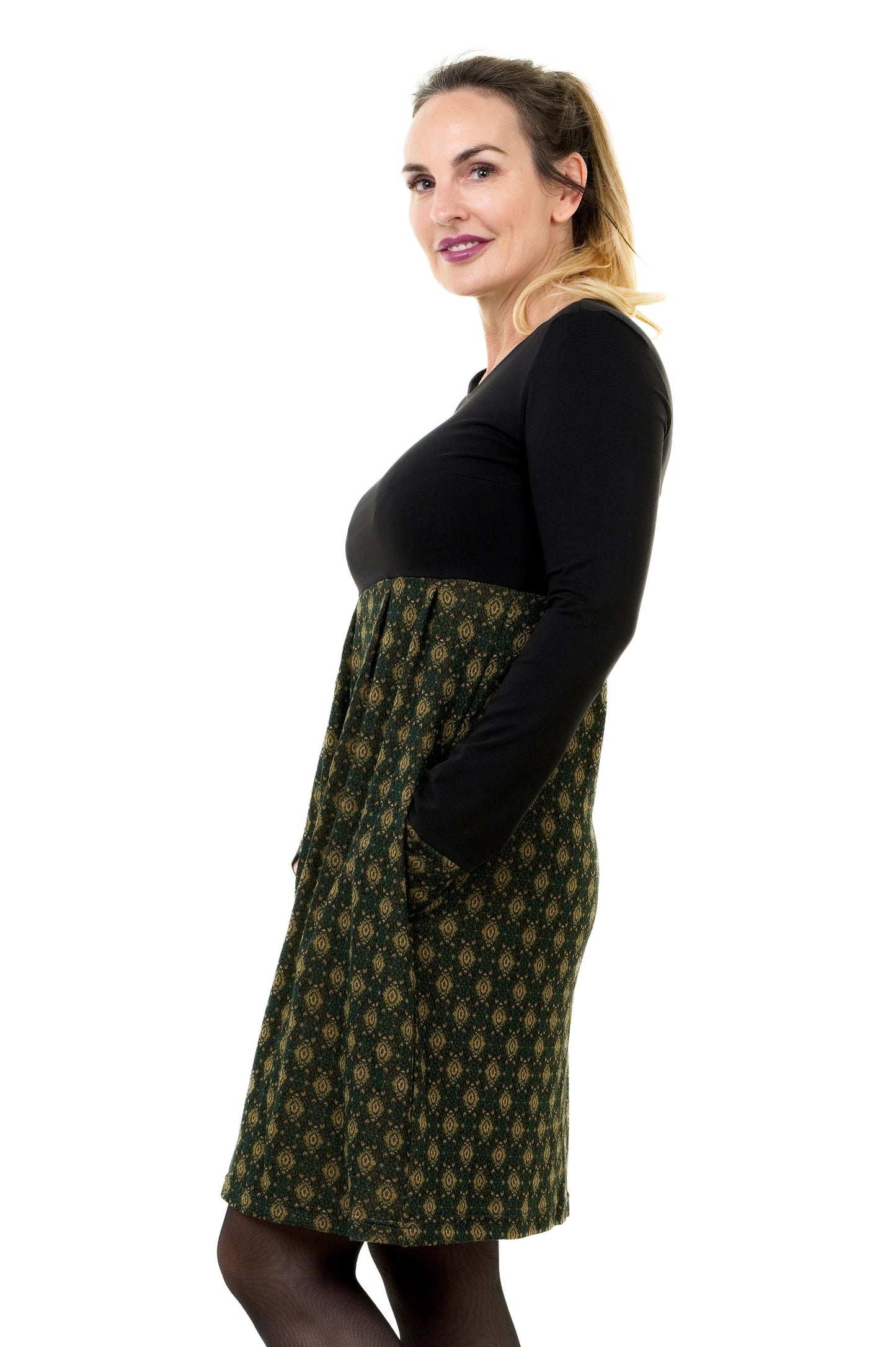 Schneeglöckchen Kleid Pfau
